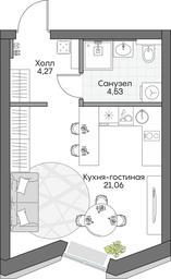 Apartment Sale, 29.4 sq. m. at Dom na naberezhnoy INSIDER (Insayder), Avtozavodskaya Street, Moscow, Russia #4