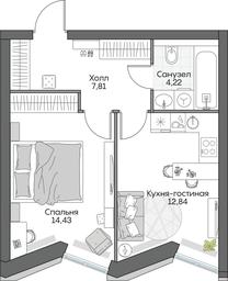 2-BD Apartment Sale, 67.62 sq. m. at Dom na naberezhnoy INSIDER (Insayder), Avtozavodskaya Street, Moscow, Russia #2 2-BD Apartment Sale, 67.62 sq. m. at Dom na naberezhnoy INSIDER (Insayder), Avtozavodskaya Street, Moscow, Russia #2