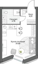 Apartment Sale, 29.38 sq. m. at Dom na naberezhnoy INSIDER (Insayder), Avtozavodskaya Street, Moscow, Russia #2 Apartment Sale, 29.38 sq. m. at Dom na naberezhnoy INSIDER (Insayder), Avtozavodskaya Street, Moscow, Russia #2