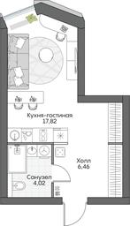 1-BD Apartment Sale, 53.75 sq. m. at Dom na naberezhnoy INSIDER (Insayder), Avtozavodskaya Street, Moscow, Russia #2 1-BD Apartment Sale, 53.75 sq. m. at Dom na naberezhnoy INSIDER (Insayder), Avtozavodskaya Street, Moscow, Russia #2