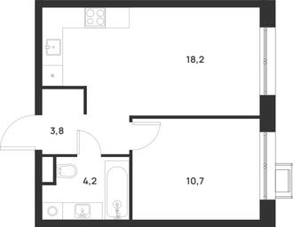 1-BD Apartment Sale, 36.9 sq. m. at Газопровод, Sosenskoye Settlement, Moscow, Russia #3 1-BD Apartment Sale, 36.9 sq. m. at Газопровод, Sosenskoye Settlement, Moscow, Russia #3