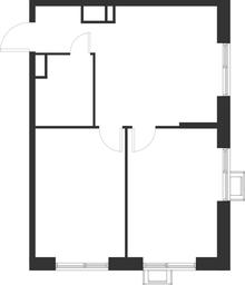 1-BD Apartment Sale, 52.9 sq. m. at Газопровод, Sosenskoye Settlement, Moscow, Russia #2