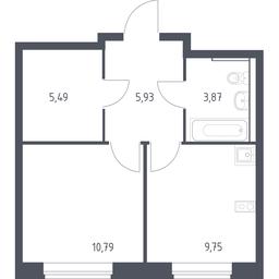 Apartment Sale, 35.83平方米 at Egorovo Park, 1-y kvartal, posyolok Zhilino-1, Lubertsy City District, Moscow Region, Russia #2 Apartment Sale, 35.83平方米 at Egorovo Park, 1-y kvartal, posyolok Zhilino-1, Lubertsy City District, Moscow Region, Russia #2