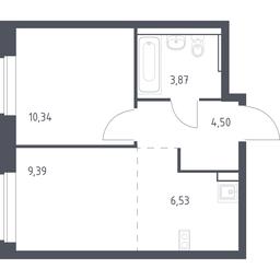 Apartment Sale, 34.63 sq. m. at Egorovo Park, 1-y kvartal, posyolok Zhilino-1, Lubertsy City District, Moscow Region, Russia #2 Apartment Sale, 34.63 sq. m. at Egorovo Park, 1-y kvartal, posyolok Zhilino-1, Lubertsy City District, Moscow Region, Russia #2