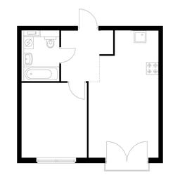 1-BD Apartment Sale, 40.8 sq. m. at Holland Park, Volokolamskoye Highway, 71/13к1, Moscow, Russia #2 1-BD Apartment Sale, 40.8 sq. m. at Holland Park, Volokolamskoye Highway, 71/13к1, Moscow, Russia #2
