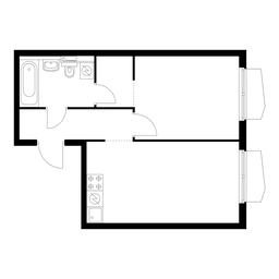 1-BD Apartment Sale, 39.8 sq. m. at Holland Park, Volokolamskoye Highway, 71/13к1, Moscow, Russia #3 1-BD Apartment Sale, 39.8 sq. m. at Holland Park, Volokolamskoye Highway, 71/13к1, Moscow, Russia #3