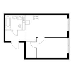 1-BD Apartment Sale, 36.9 sq. m. at Holland Park, Volokolamskoye Highway, 71/13к1, Moscow, Russia #2