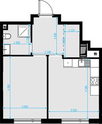 1-BD Apartment Sale, 38.8 sq. m. at Malevich, Otradnaya Street, 8, Moscow, Russia #2 1-BD Apartment Sale, 38.8 sq. m. at Malevich, Otradnaya Street, 8, Moscow, Russia #2