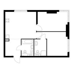 2-BD Apartment Sale, 57.3 sq. m. at Holland Park, Volokolamskoye Highway, 71/13к1, Moscow, Russia #2