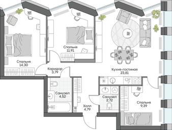 3-BD Apartment Sale, 75.25 sq. m. at Dom na naberezhnoy INSIDER (Insayder), Avtozavodskaya Street, Moscow, Russia #2 3-BD Apartment Sale, 75.25 sq. m. at Dom na naberezhnoy INSIDER (Insayder), Avtozavodskaya Street, Moscow, Russia #2