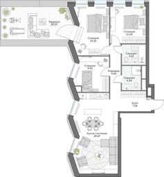 3-BD Apartment Sale, 102.96 sq. m. at Dom na naberezhnoy INSIDER (Insayder), Avtozavodskaya Street, Moscow, Russia #2 3-BD Apartment Sale, 102.96 sq. m. at Dom na naberezhnoy INSIDER (Insayder), Avtozavodskaya Street, Moscow, Russia #2