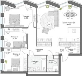 3-BD Apartment Sale, 103.66平方米 at Dom na naberezhnoy INSIDER (Insayder), Avtozavodskaya Street, Moscow, Russia #3 3-BD Apartment Sale, 103.66平方米 at Dom na naberezhnoy INSIDER (Insayder), Avtozavodskaya Street, Moscow, Russia #3
