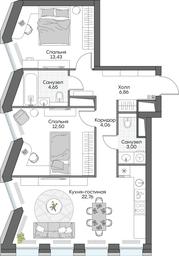 2-BD Apartment Sale, 67.93 sq. m. at Dom na naberezhnoy INSIDER (Insayder), Avtozavodskaya Street, Moscow, Russia #3 2-BD Apartment Sale, 67.93 sq. m. at Dom na naberezhnoy INSIDER (Insayder), Avtozavodskaya Street, Moscow, Russia #3
