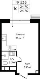 Apartment Sale, 24.7平方米 at MirrorZdanie, Oktyabrskaya Street, 98, Moscow, Russia #2 Apartment Sale, 24.7平方米 at MirrorZdanie, Oktyabrskaya Street, 98, Moscow, Russia #2