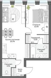 1-BD Apartment Sale, 51.91 sq. m. at Dom na naberezhnoy INSIDER (Insayder), Avtozavodskaya Street, Moscow, Russia #2 1-BD Apartment Sale, 51.91 sq. m. at Dom na naberezhnoy INSIDER (Insayder), Avtozavodskaya Street, Moscow, Russia #2