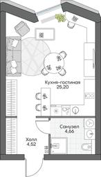Apartment Sale, 33.9 sq. m. at Dom na naberezhnoy INSIDER (Insayder), Avtozavodskaya Street, Moscow, Russia #3