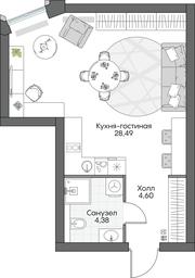 Apartment Sale, 37.32 sq. m. at Dom na naberezhnoy INSIDER (Insayder), Avtozavodskaya Street, Moscow, Russia #3 Apartment Sale, 37.32 sq. m. at Dom na naberezhnoy INSIDER (Insayder), Avtozavodskaya Street, Moscow, Russia #3