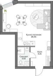 Apartment Sale, 37.32 sq. m. at Dom na naberezhnoy INSIDER (Insayder), Avtozavodskaya Street, Moscow, Russia #4