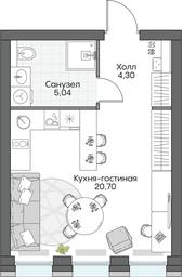 Apartment Sale, 30.3 sq. m. at Dom na naberezhnoy INSIDER (Insayder), Avtozavodskaya Street, Moscow, Russia #3 Apartment Sale, 30.3 sq. m. at Dom na naberezhnoy INSIDER (Insayder), Avtozavodskaya Street, Moscow, Russia #3