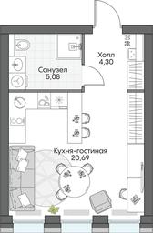 Apartment Sale, 30.28平方米 at Dom na naberezhnoy INSIDER (Insayder), Avtozavodskaya Street, Moscow, Russia #2 Apartment Sale, 30.28平方米 at Dom na naberezhnoy INSIDER (Insayder), Avtozavodskaya Street, Moscow, Russia #2