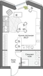 Apartment Sale, 33.9 sq. m. at Dom na naberezhnoy INSIDER (Insayder), Avtozavodskaya Street, Moscow, Russia #2 Apartment Sale, 33.9 sq. m. at Dom na naberezhnoy INSIDER (Insayder), Avtozavodskaya Street, Moscow, Russia #2