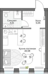Apartment Sale, 30.16 sq. m. at Dom na naberezhnoy INSIDER (Insayder), Avtozavodskaya Street, Moscow, Russia #4