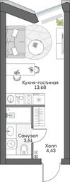 Apartment Sale, 22.08平方米 at Dom na naberezhnoy INSIDER (Insayder), Avtozavodskaya Street, Moscow, Russia #3 Apartment Sale, 22.08平方米 at Dom na naberezhnoy INSIDER (Insayder), Avtozavodskaya Street, Moscow, Russia #3