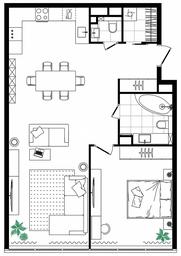 1-BD Apartment Sale, 74.57平方米 at MirrorZdanie, Oktyabrskaya Street, 98, Moscow, Russia #3 1-BD Apartment Sale, 74.57平方米 at MirrorZdanie, Oktyabrskaya Street, 98, Moscow, Russia #3