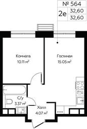 1-BD Apartment Sale, 32.6平方米 at MirrorZdanie, Oktyabrskaya Street, 98, Moscow, Russia #3 1-BD Apartment Sale, 32.6平方米 at MirrorZdanie, Oktyabrskaya Street, 98, Moscow, Russia #3