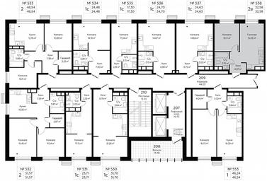 1-BD Apartment Sale, 32.58平方米 at MirrorZdanie, Oktyabrskaya Street, 98, Moscow, Russia #3 1-BD Apartment Sale, 32.58平方米 at MirrorZdanie, Oktyabrskaya Street, 98, Moscow, Russia #3