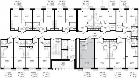 Apartment Sale, 31.6平方米 at MirrorZdanie, Oktyabrskaya Street, 98, Moscow, Russia #2