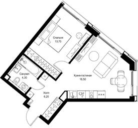 1-BD Apartment Sale, 42.7平方米 at Multikvartal CITYZEN, Vishnyovaya Street, Moscow, Russia #2 1-BD Apartment Sale, 42.7平方米 at Multikvartal CITYZEN, Vishnyovaya Street, Moscow, Russia #2