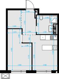 1-BD Apartment Sale, 37.6 sq. m. at Malevich, Otradnaya Street, 8, Moscow, Russia #4