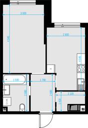 1-BD Apartment Sale, 38.3 sq. m. at Malevich, Otradnaya Street, 8, Moscow, Russia #4