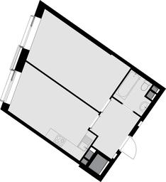 1-BD Apartment Sale, 43.8 sq. m. at Wellton Towers, Narodnogo Opolcheniya Street, 15к1, Moscow, Russia #4