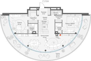 4-BD Apartment Sale, 286.2平方米 at Frunzenskaya naberezhnaya, Frunzenskaya Embankment, 30, Moscow, Russia #2 4-BD Apartment Sale, 286.2平方米 at Frunzenskaya naberezhnaya, Frunzenskaya Embankment, 30, Moscow, Russia #2