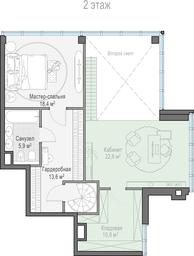 1-BD Apartment Sale, 132.8 sq. m. at Frunzenskaya naberezhnaya, Frunzenskaya Embankment, 30, Moscow, Russia #2