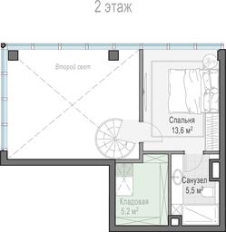 1-BD Apartment Sale, 70.2平方米 at Frunzenskaya naberezhnaya, Frunzenskaya Embankment, 30, Moscow, Russia #4