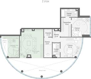 4-BD Apartment Sale, 240 sq. m. at Frunzenskaya naberezhnaya, Frunzenskaya Embankment, 30, Moscow, Russia #2
