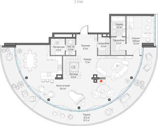 4-BD Apartment Sale, 336.9 sq. m. at Frunzenskaya naberezhnaya, Frunzenskaya Embankment, 30, Moscow, Russia #2 4-BD Apartment Sale, 336.9 sq. m. at Frunzenskaya naberezhnaya, Frunzenskaya Embankment, 30, Moscow, Russia #2