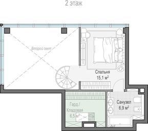 1-BD Apartment Sale, 77.2 sq. m. at Frunzenskaya naberezhnaya, Frunzenskaya Embankment, 30, Moscow, Russia #4