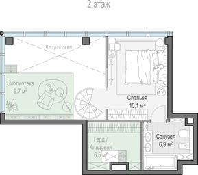 1-BD Apartment Sale, 77.2 sq. m. at Frunzenskaya naberezhnaya, Frunzenskaya Embankment, 30, Moscow, Russia #2