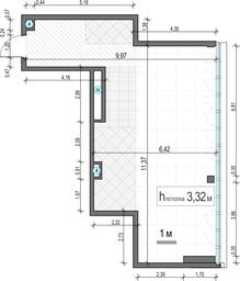 1-BD Apartment Sale, 73.3平方米 at Frunzenskaya naberezhnaya, Frunzenskaya Embankment, 30, Moscow, Russia #3