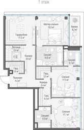 3-BD Apartment Sale, 253.7 sq. m. at Frunzenskaya naberezhnaya, Frunzenskaya Embankment, 30, Moscow, Russia #4