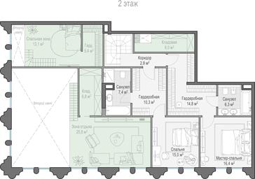 4-BD Apartment Sale, 261 sq. m. at Frunzenskaya naberezhnaya, Frunzenskaya Embankment, 30, Moscow, Russia #2