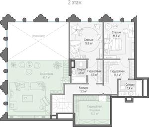 5-BD Apartment Sale, 227 sq. m. at Frunzenskaya naberezhnaya, Frunzenskaya Embankment, 30, Moscow, Russia #2