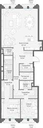 Продажа 2-комн. квартиры, 162,1 м² в ЖК «Клубный город-парк «Фрунзенская набережная»», Фрунзенская набережная, 30, Москва, Россия #3