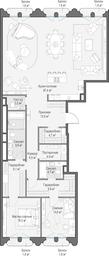 Продажа 2-комн. квартиры, 184,4 м² в ЖК «Клубный город-парк «Фрунзенская набережная»», Фрунзенская набережная, 30, Москва, Россия #3 Продажа 2-комн. квартиры, 184,4 м² в ЖК «Клубный город-парк «Фрунзенская набережная»», Фрунзенская набережная, 30, Москва, Россия #3