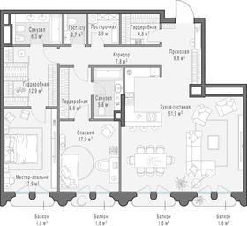 2-BD Apartment Sale, 148.2 sq. m. at Frunzenskaya naberezhnaya, Frunzenskaya Embankment, 30, Moscow, Russia #2 2-BD Apartment Sale, 148.2 sq. m. at Frunzenskaya naberezhnaya, Frunzenskaya Embankment, 30, Moscow, Russia #2