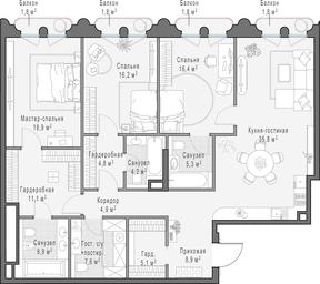 2-BD Apartment Sale, 147.4平方米 at Frunzenskaya naberezhnaya, Frunzenskaya Embankment, 30, Moscow, Russia #2 2-BD Apartment Sale, 147.4平方米 at Frunzenskaya naberezhnaya, Frunzenskaya Embankment, 30, Moscow, Russia #2